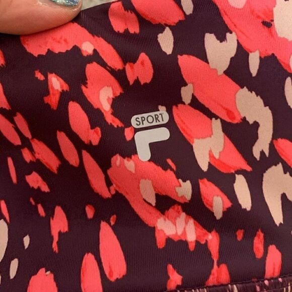 🔮 FILA | Sport Colorful Leopard Print Leggings - Picture 3 of 4